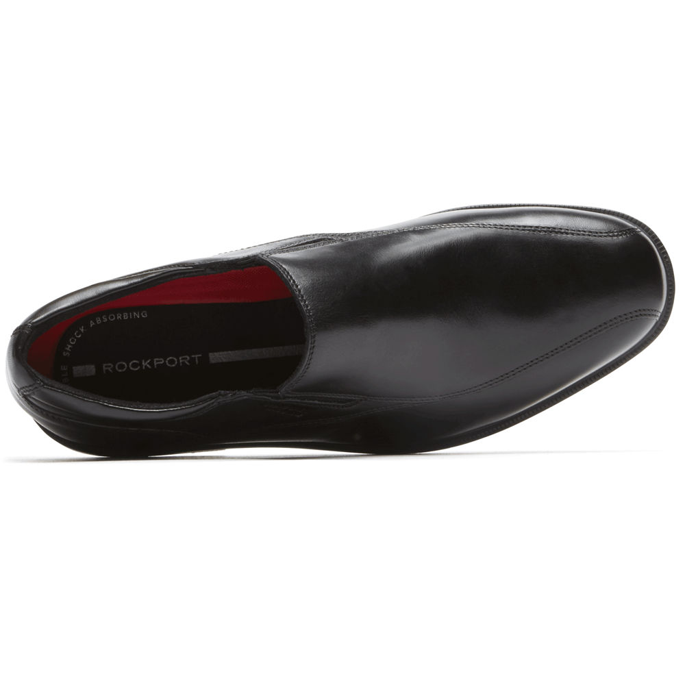 Rockport Mens Essential Details II Bike Toe - Slip-On Black - GCI241876